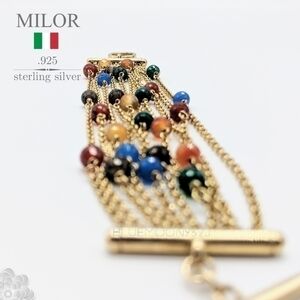 MILOR Multi-strand .925 Sterling Silver Bracelet